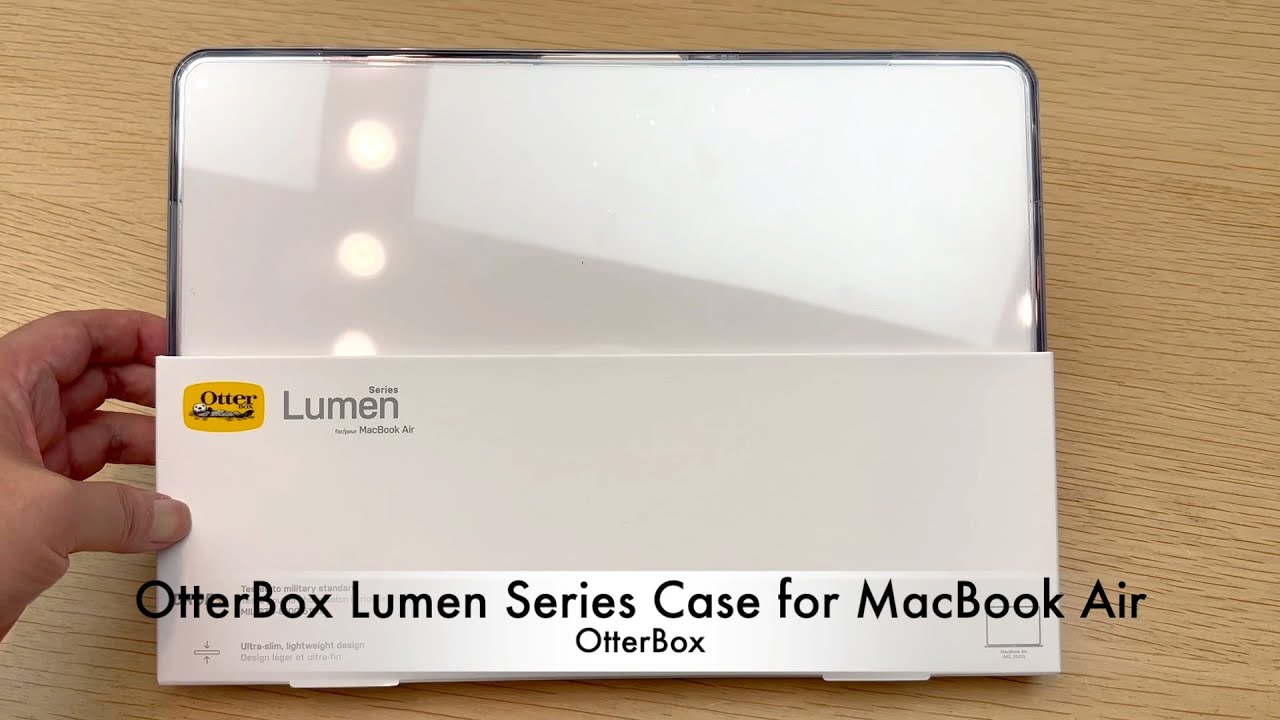 OtterBoxのMacBook Air (M2, 2022)用ハードシェルカバー「OtterBox Lumen Series Case for MacBook Air」紹介