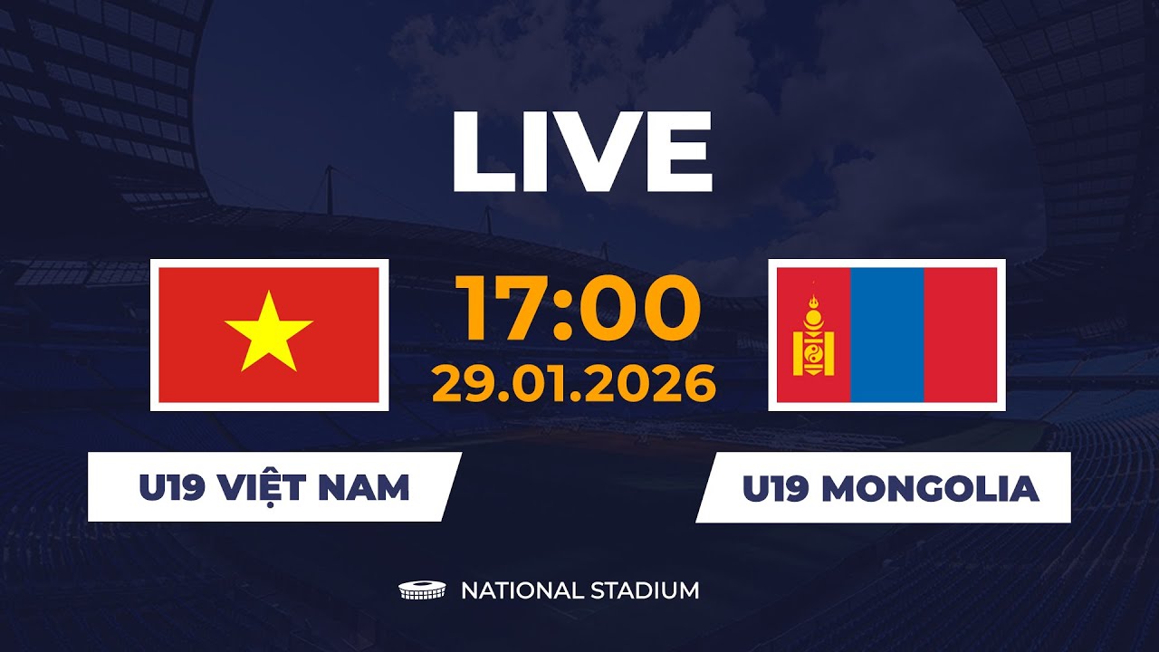🔴 U19 Việt Nam vs U19 Mông Cổ | U19 Châu Á | Đôi Công Mãn Nhãn