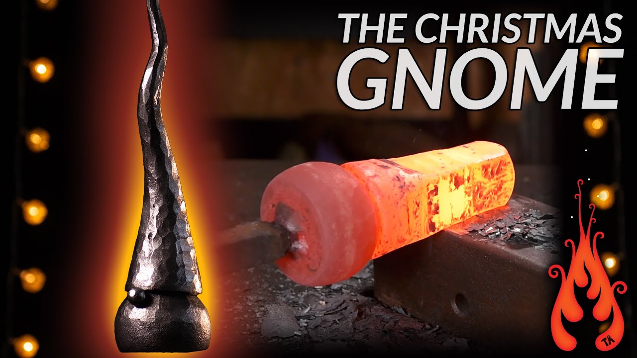 Blacksmithing - Forging a Christmas gnome 2022