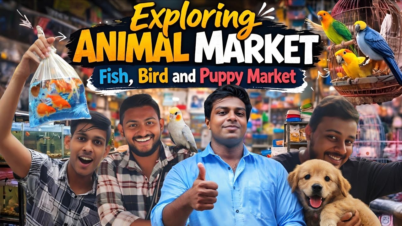 EXPLORING SHRIRAMPUR PET MARKET | Bikram Adhikery