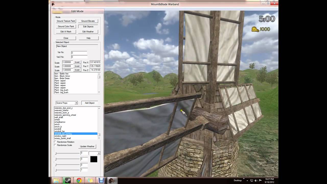 Mount & Blade: Warband Mapping / Scene making Tutorial!