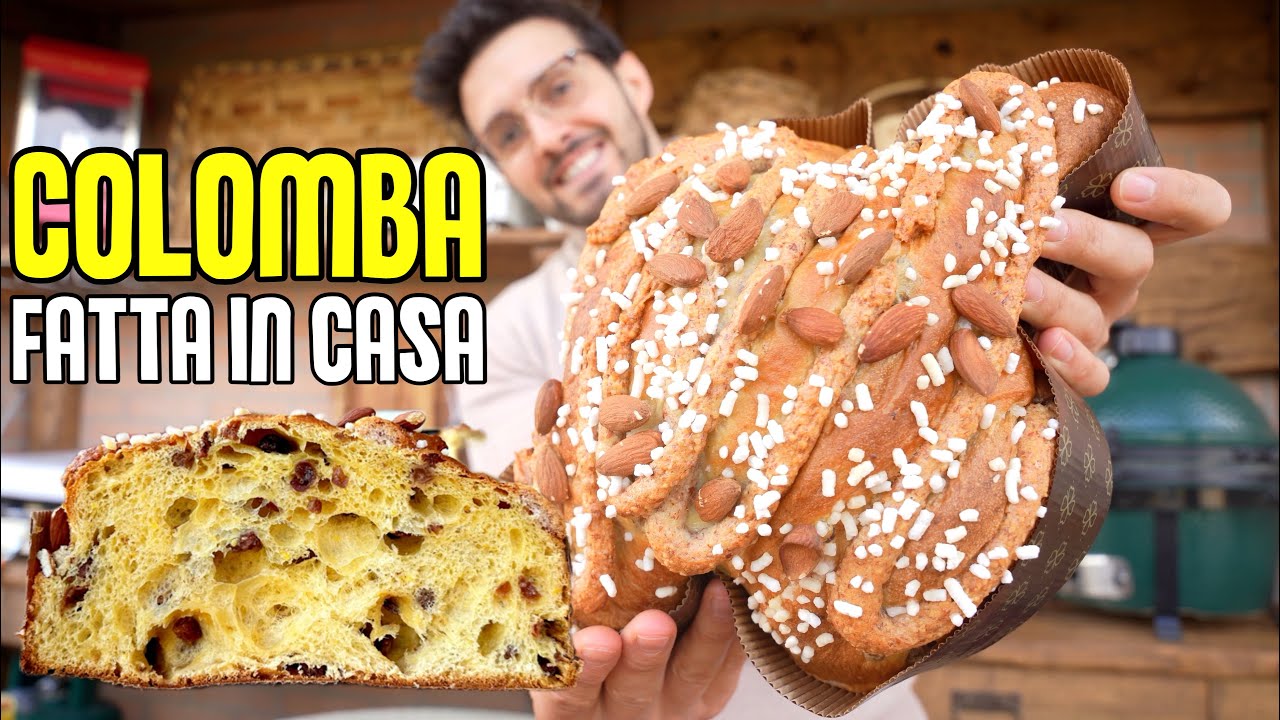 COLOMBA di PASQUA,  FATTA IN CASA * RICETTA FACILITATA con RISULTATO FAVOLOSO *