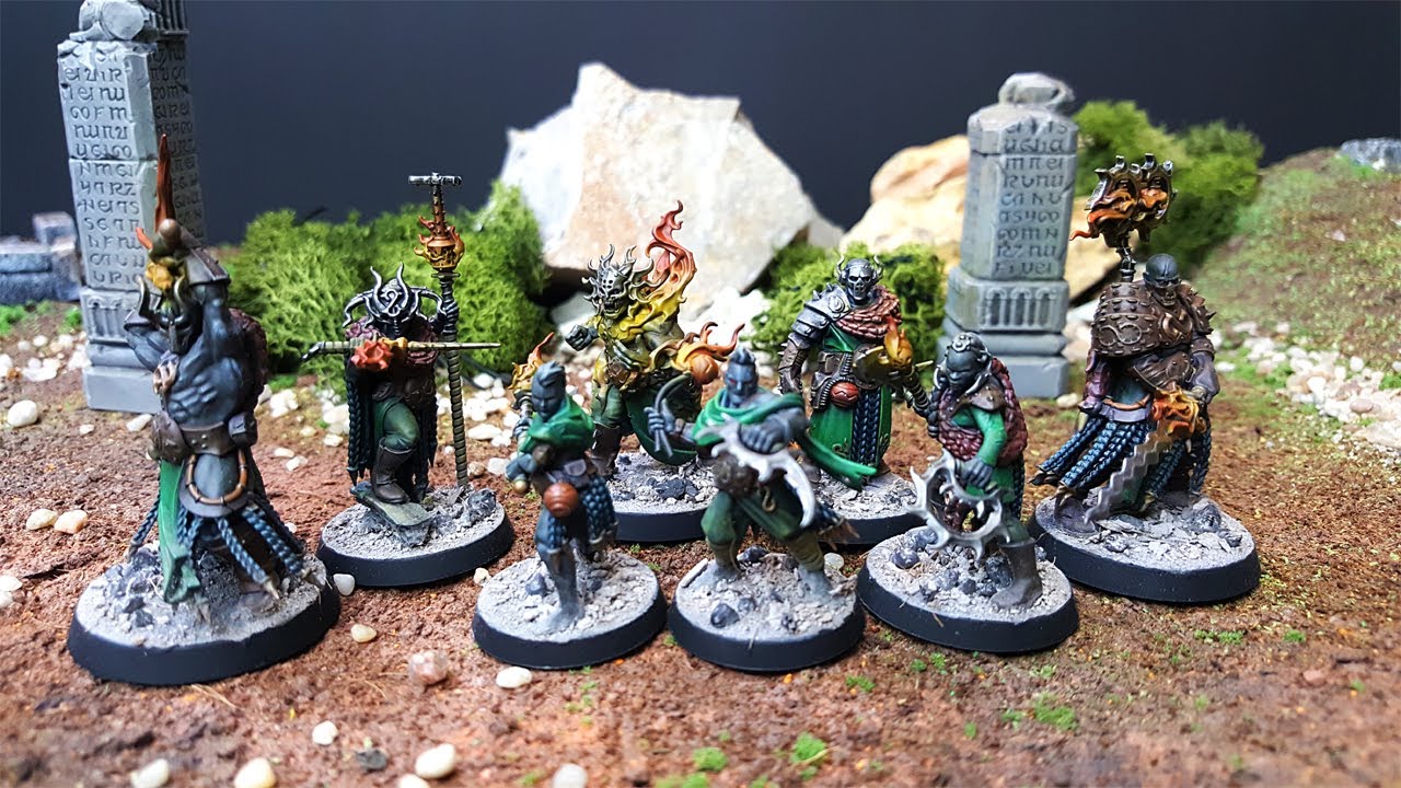 Painting Scions of the Flame from Warcry like Salamanders from 40k