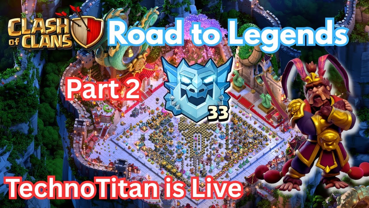 TechnoTitan is Live | Clash of Clans | Base Viewing | Live Ranked Attacks | Live Commentary