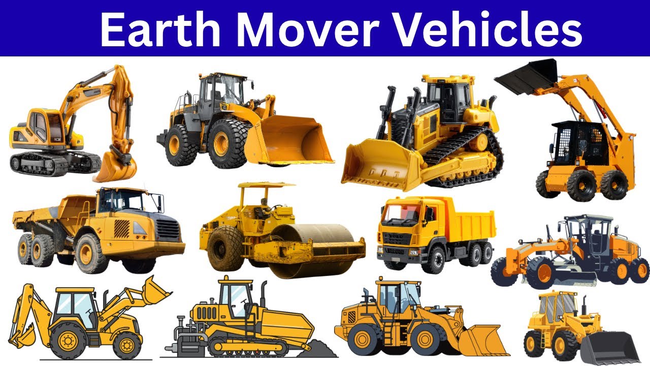 Earth Movers | Amazing Construction Machines That Move the Earth | Types of Earth Movers Vehicles 