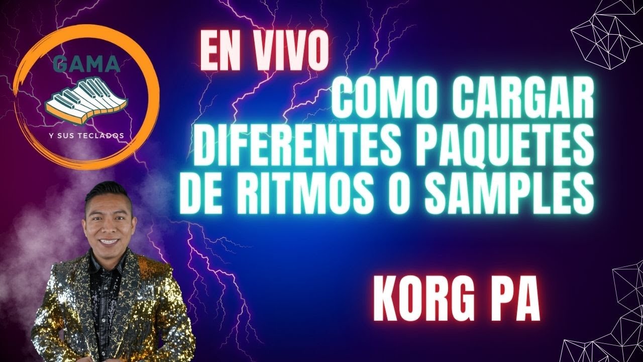 INSTALANDO VARIOS PAQUETES DE RITMOS O SAMPLES |  KORG PA | Gama y sus teclados