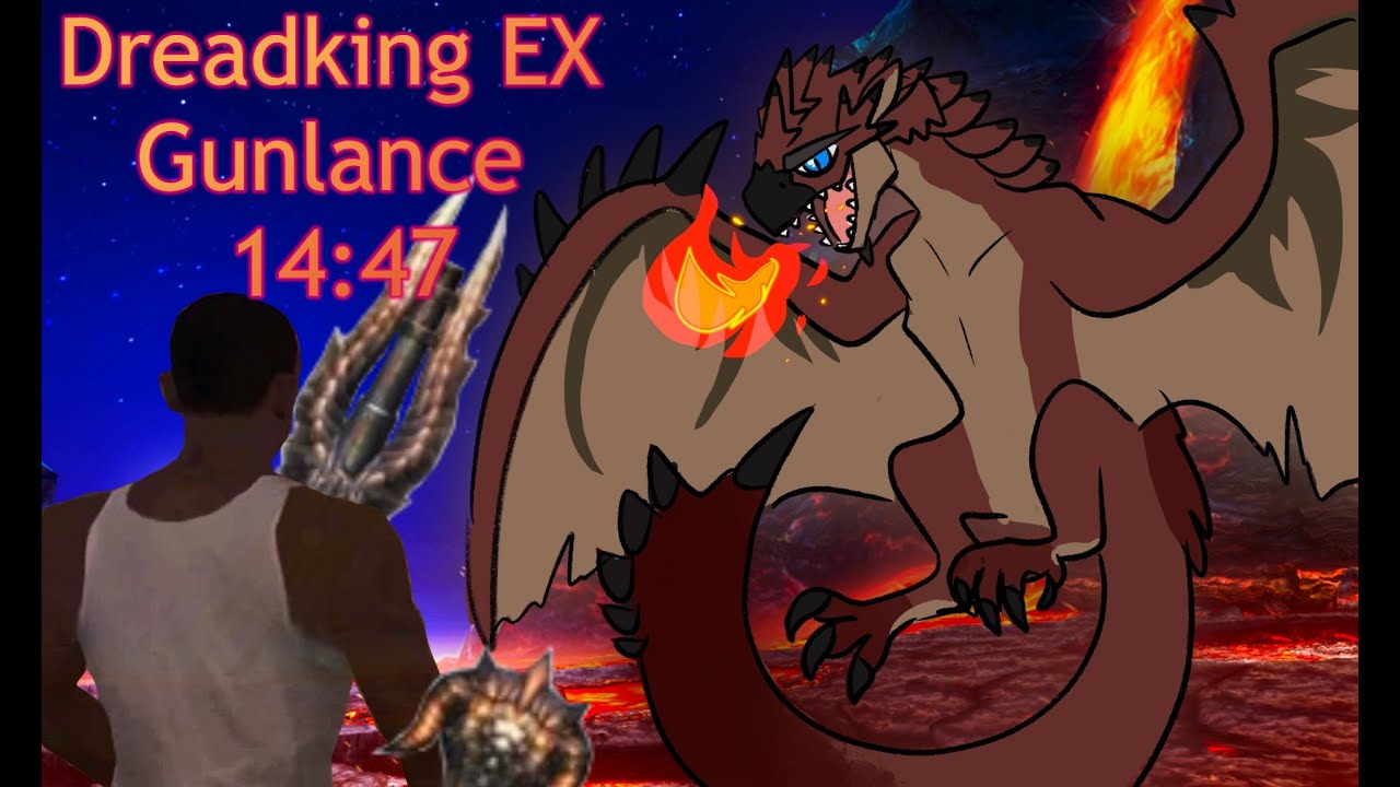 【MHGU MHXX】Dreadking EX TA【超特殊許可】黒炎王狩猟依頼 Gunlance ¤14:47¤