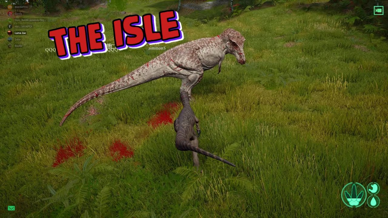 THE ISLE - Ютараптор показывает мастер-класс в порту!
