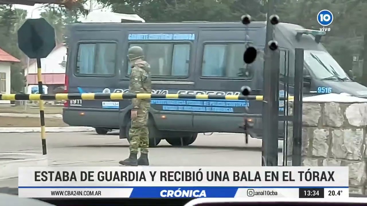 Un soldado resultó baleado en el pecho en la Escuela de Suboficiales de la Fuerza Aérea