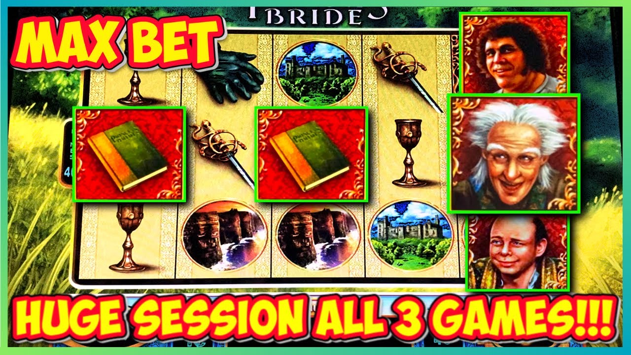 Ultra Rare Big Win Session on The Princess Bride | Classic WMS Slot Machine | All Bonus Features!
