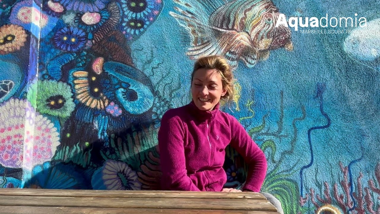 Découvrez Clémentine, stagiaire chez Aquadomia ! #Témoignage #Plongée #Marseille
