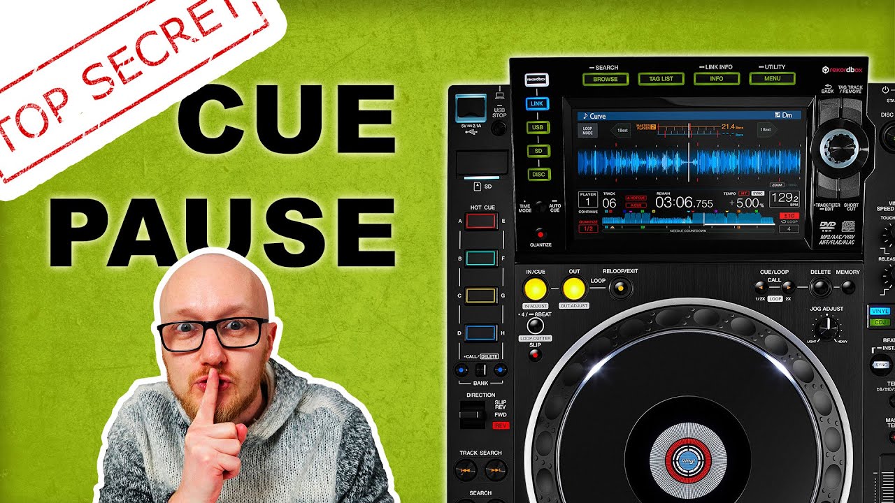 The secrets of the PLAY CUE button // how to set cue point // cdj 2000 nexus 2 tutorial