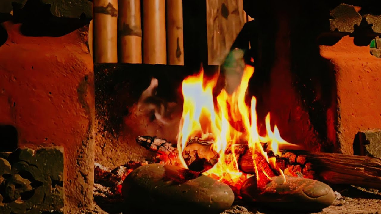 Cozy Fireplace Ambience Crackling Fire Sounds for Sleep, Relax & Stress Relief - FIRE ASMR SOUNDS