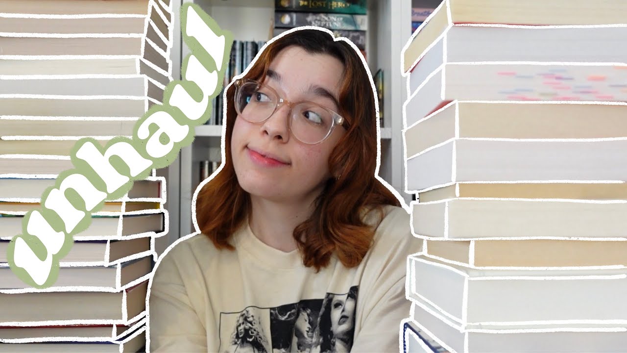 spring cleaning my bookshelves! 📚🌷🌱 book unhaul and bookshelf reorganization