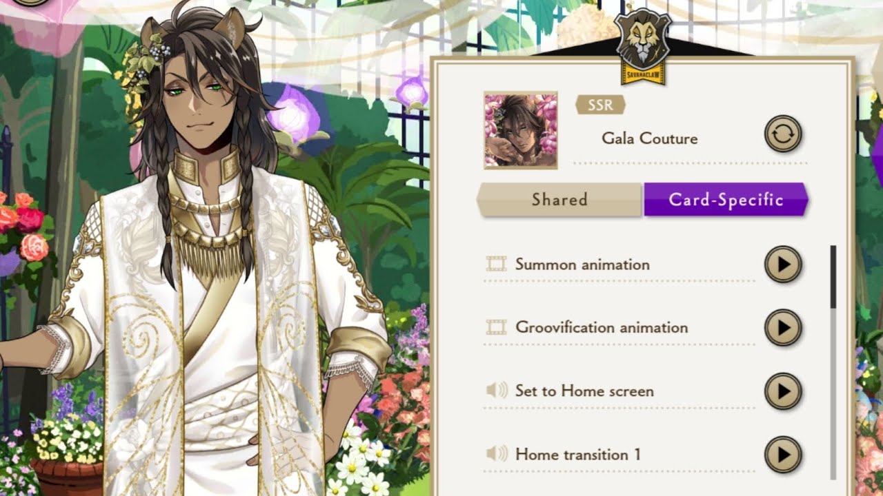 [TWST] Leona Kingscholar Gala Couture Voice Lines