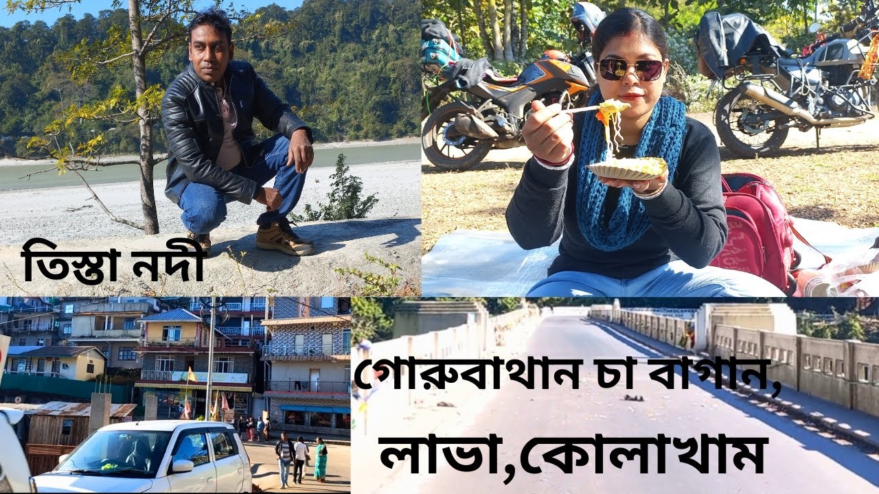 শিলিগুড়ি থেকে গোরুবাথান চা বাগান হয়ে লাভা হয়ে কোলাখাম। Gorubathan tea garden, Lava, Kolakham❤️☺️
