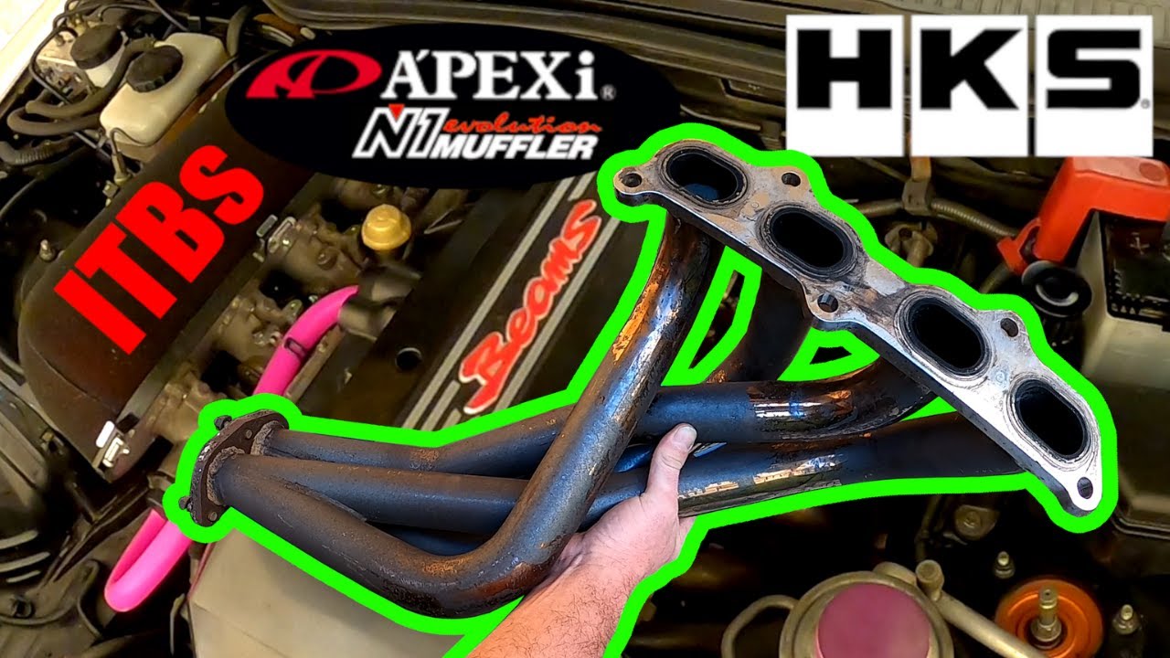 EXHAUST SYSTEM UPGRADE ON MY ALTEZZA WITH ITBs