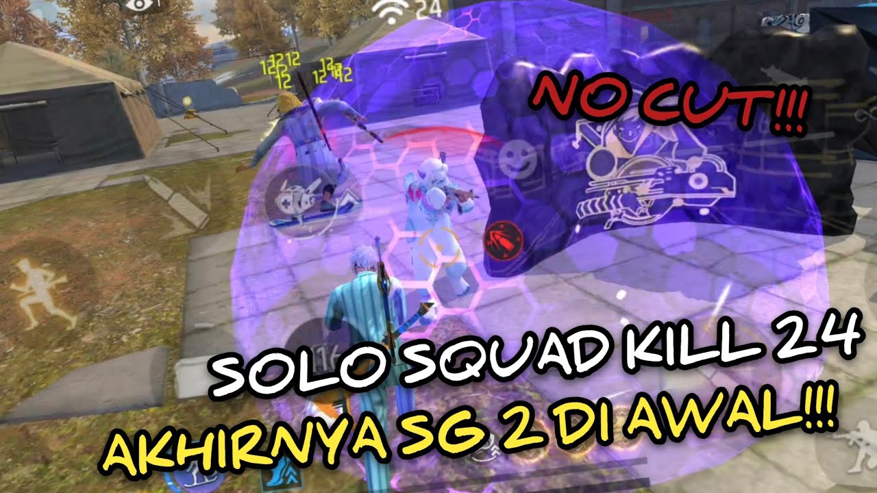 SOLO SQUAD KILL 24 DENGAN SG DUA DIAWAL AUTO SEMANGAT MAIN!!! 