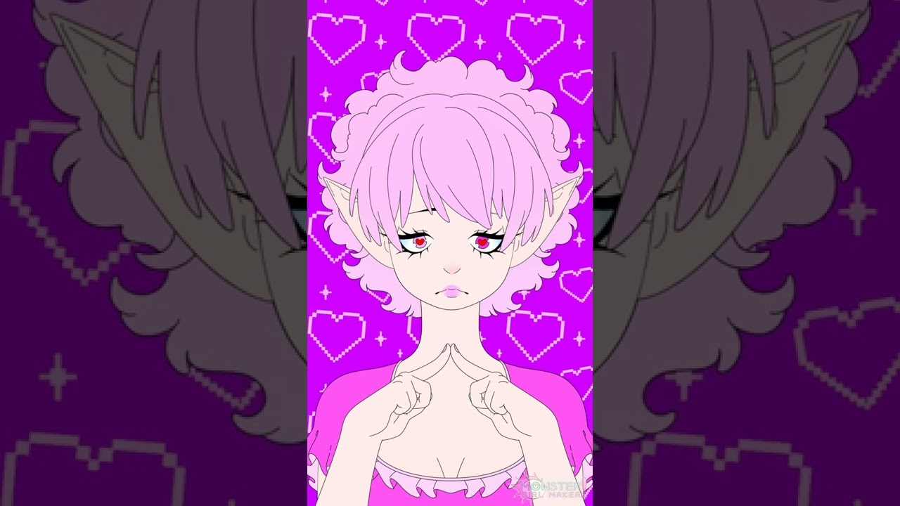 my oc on monster girl maker  ☺️😊☺️😊☺️😊☺️😊☺️