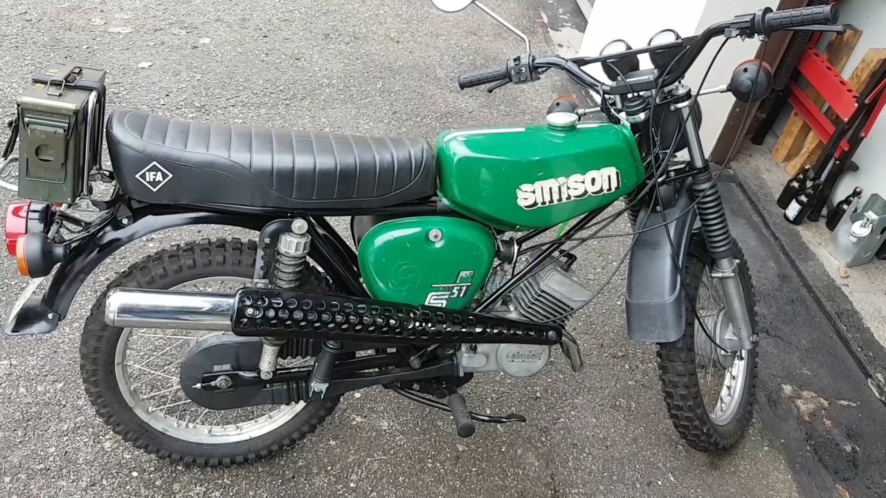 Simson S51 Standgas