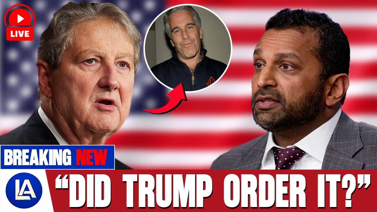 John Kennedy Confronts Kash Patel: Did Trump ORDER Epstein Files Buried?