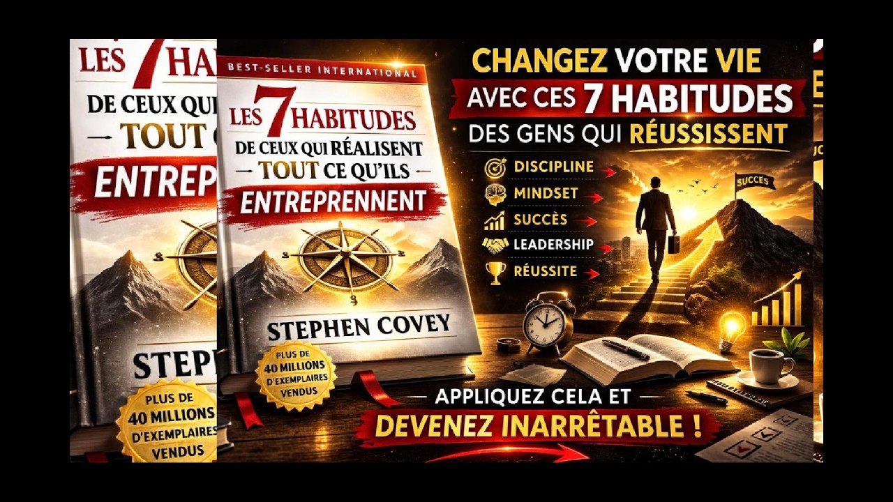 Les 7 habitudes de ceux qui réalisent tout ce qu’ils entreprennent – Résumé complet