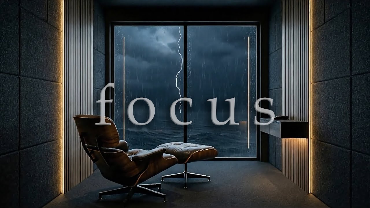 Focus like a CEO | Slow Sad Music for Deep Focus & Work 🌧️