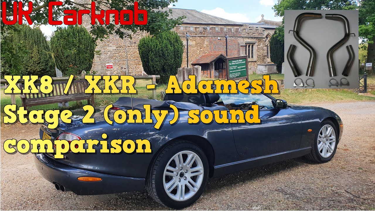 XK8 Exhaust sound - Standard & Adamesh Stage 2 - Sound Comparison