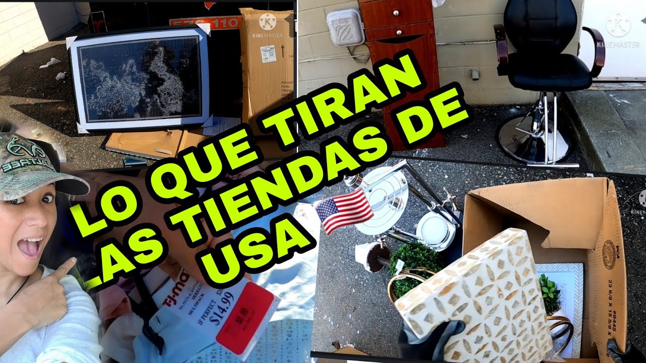 LO QUE TIRAN EN USA《DUMPSTER DIVING 》🤯😵 #loquetiranenusa #dumpsterdiving #tesorosenlabasura #parati