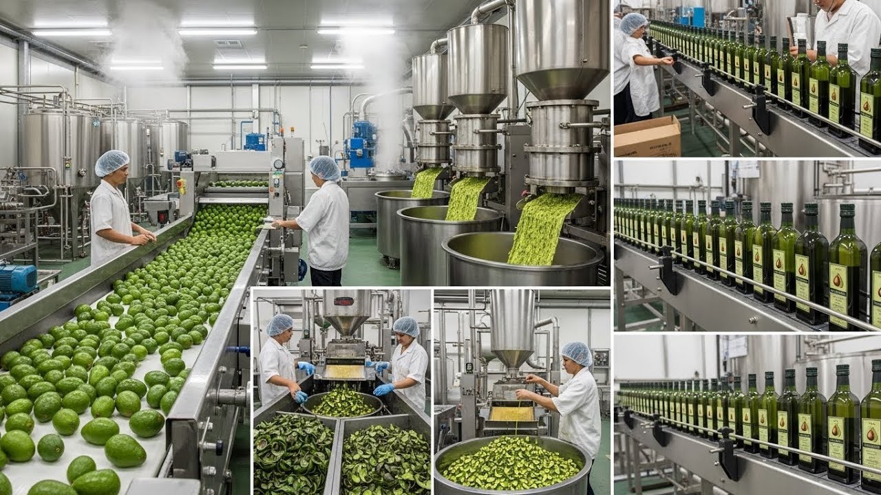 Inside the Avocado Oil Processing Plant,  Full Process How Luxury Avocado Oil Is Made | Part 1