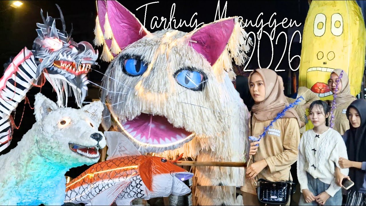 TAKBIR KELILING DESA MRANGGEN 2026 || Full Karakter Raksasa Dan Full Penonton Sampai Macet