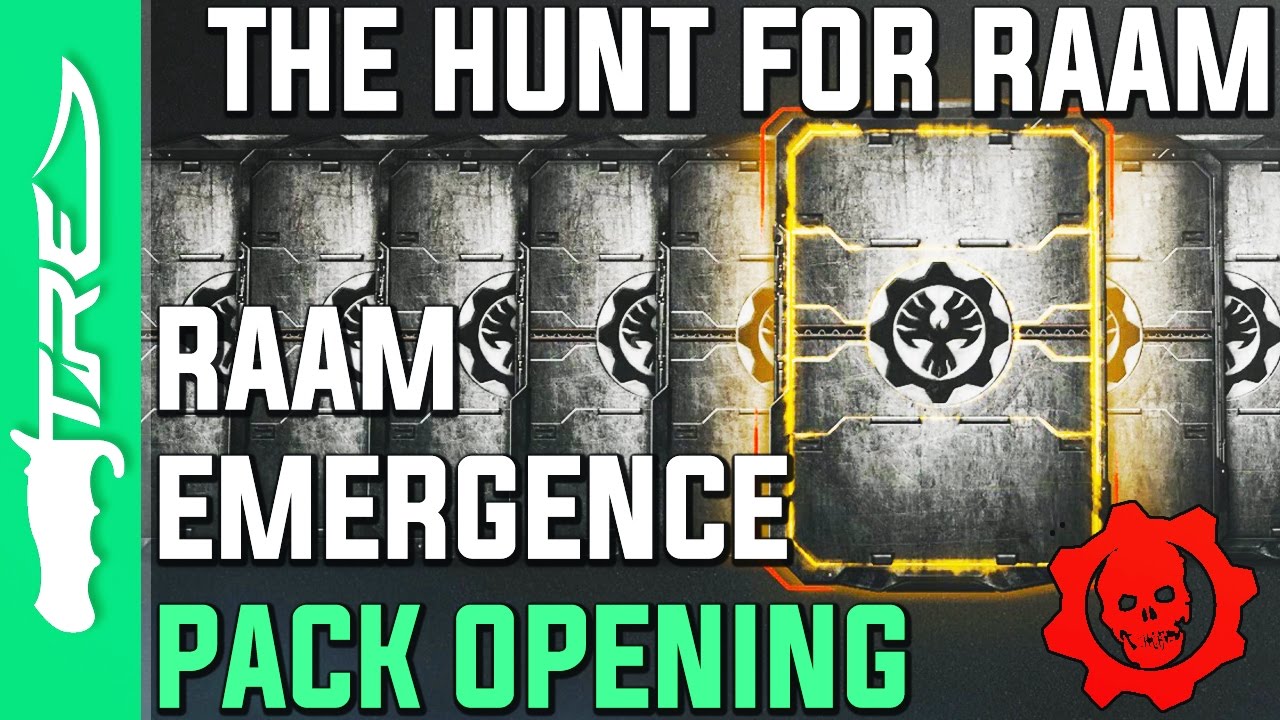 THE HUNT FOR GENERAL RAAM! - Gears of War 4 Gear Packs Opening - 14 RAAM EMERGENCE GEAR PACKS!