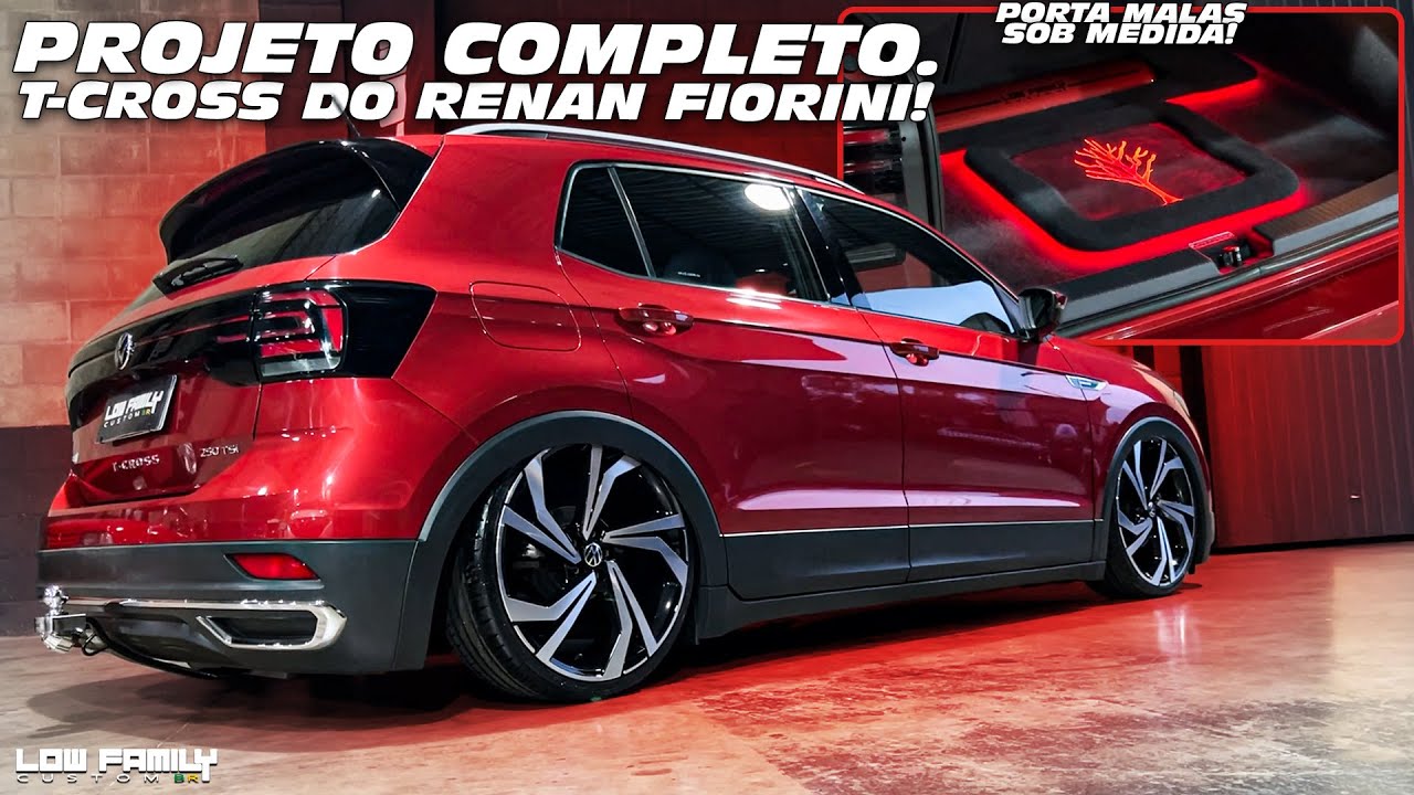 SUSPENSÃO A AR + PORTA MALAS SOB MEDIDA + RODAS ARO 20' TCROSS DO RENAN FIORINI !