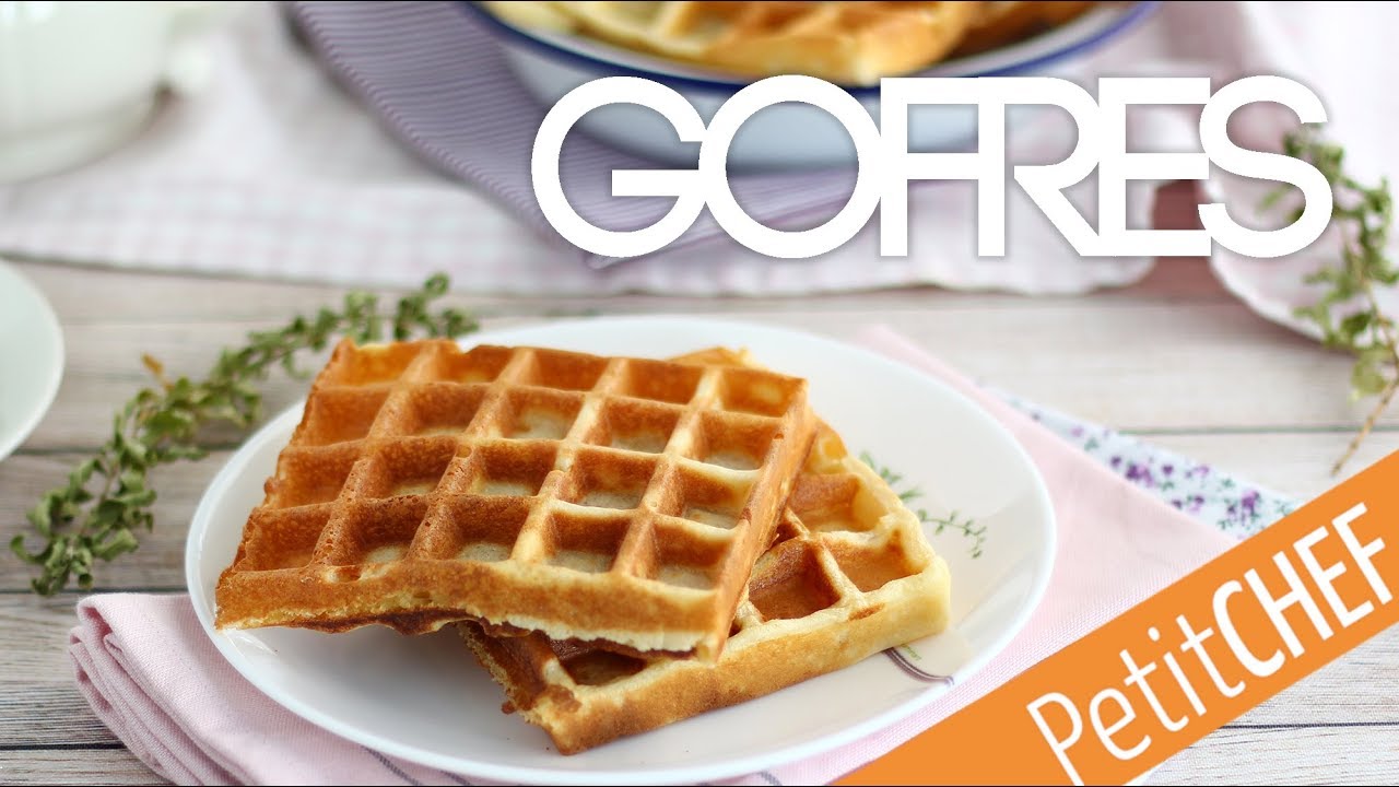 Gaufres, gofres ligeros y crujientes | Petitchef