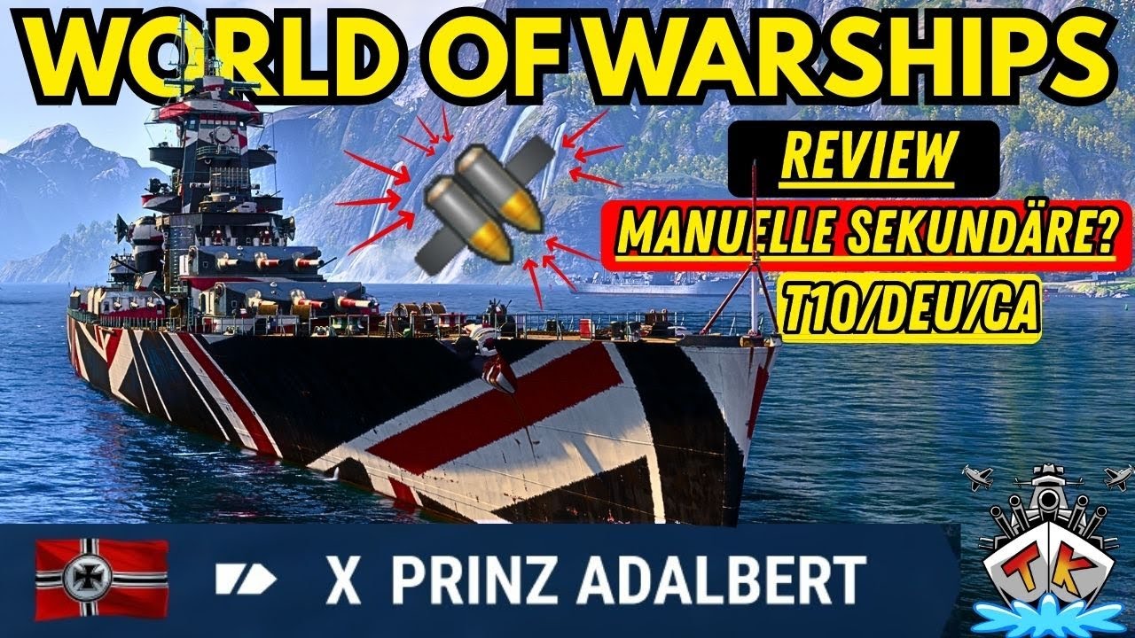 🔥 Prinz Adalbert – Deutsche Sekundär-Monster?! ⚓ Review | World of Warships 🚢