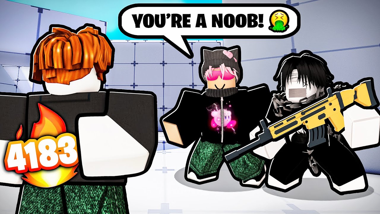 I Pretended To Be A NOOB, Then Showed My 4183 Win Streak! Roblox Rivals