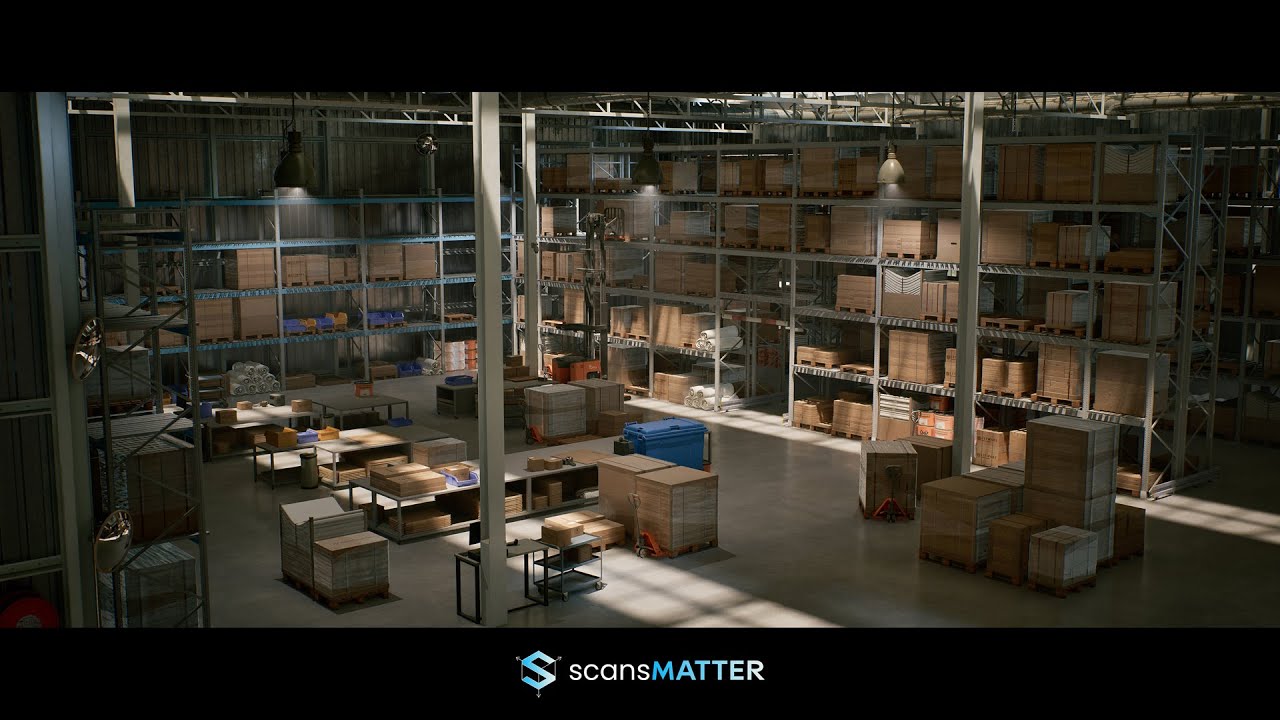 Warehouse Environment - Unreal Engine 5