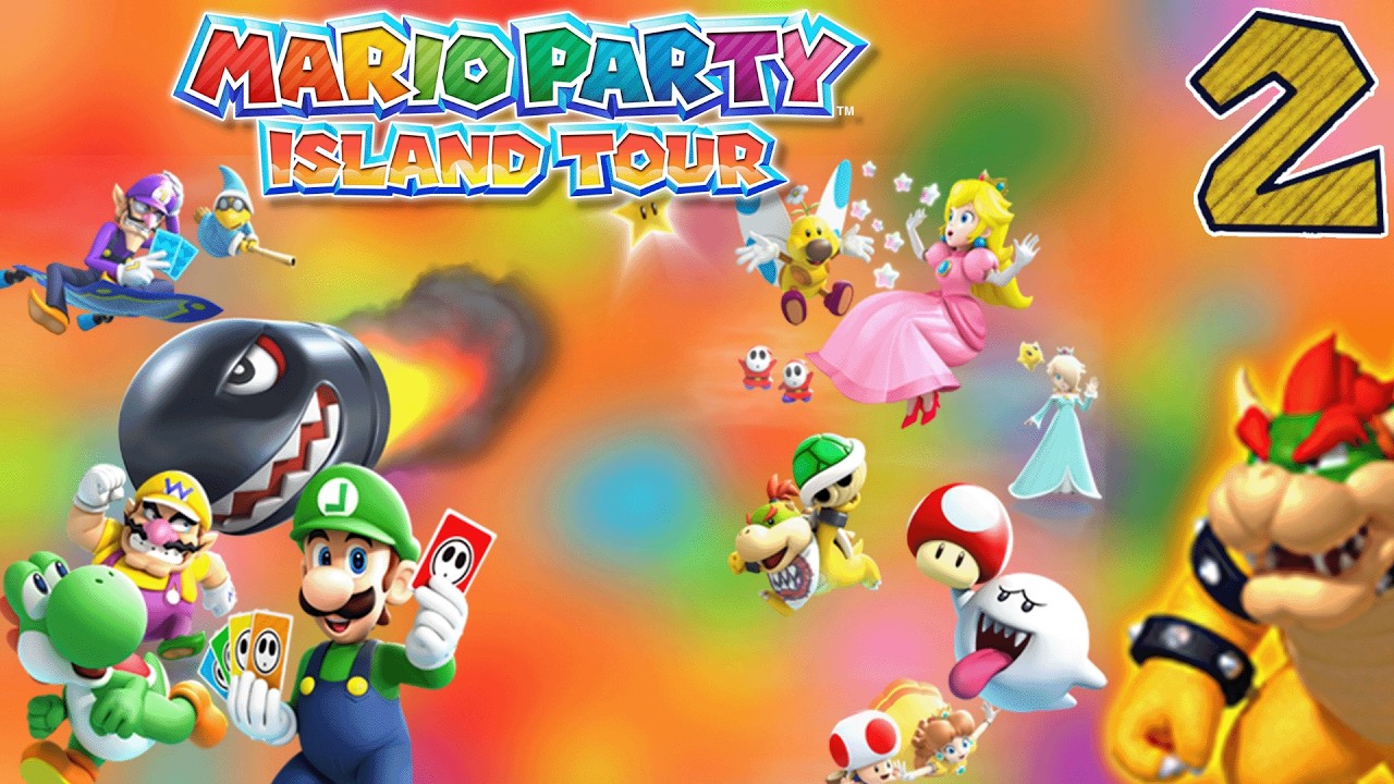 Mario Party: Island Tour (Nintendo 3DS) - Episode 2 - Banzai Bill's Mad Mountain (Party Mode)