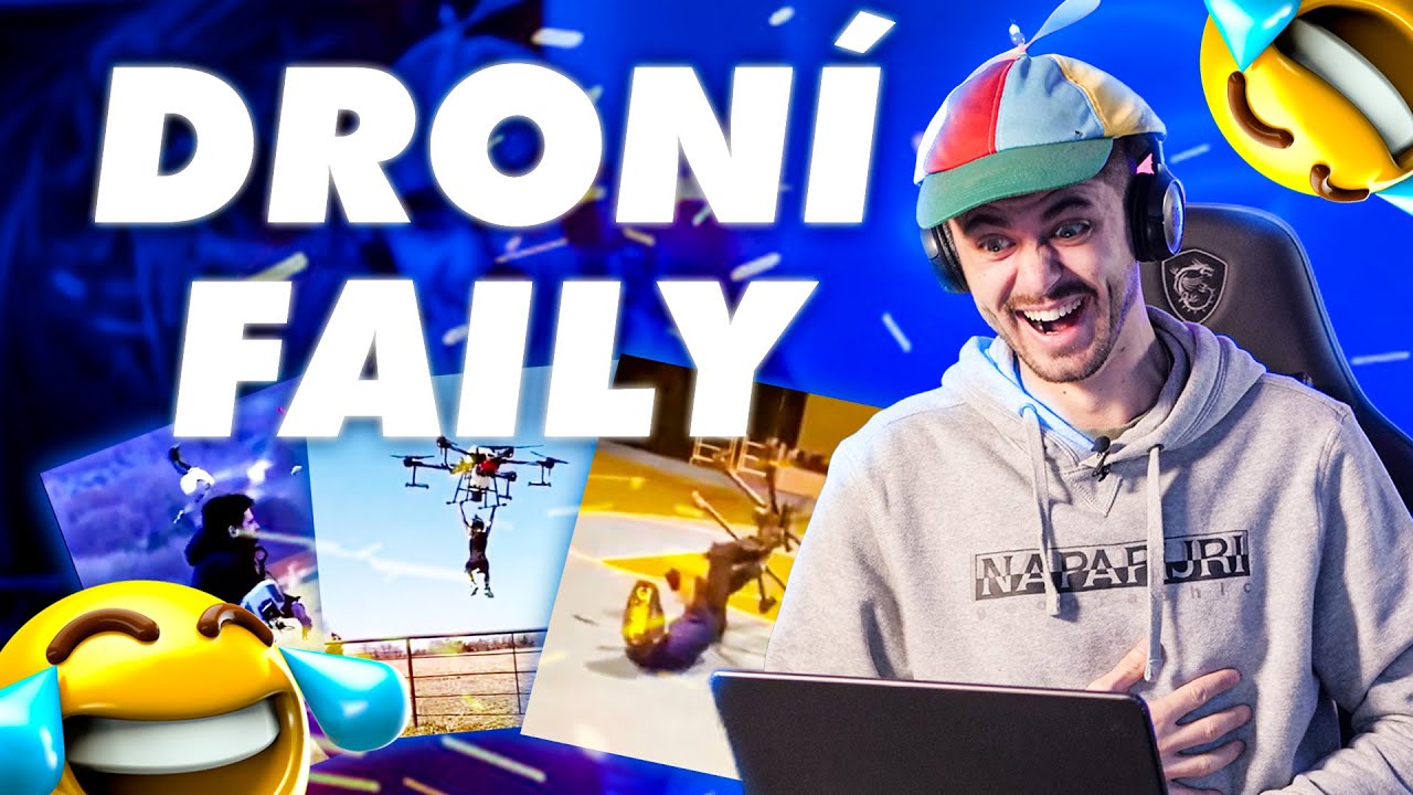 NEJLEPŠÍCH 42 DRONÍCH FAILŮ VŠECH DOB! [🐲Drak_Alex]