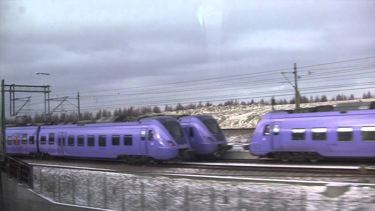 Train Journey from Copenhagen (Denmark) to Malmö (Sweden) - 7th January, 2016