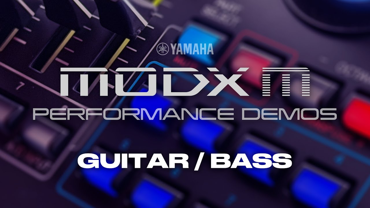 Yamaha MODX M: Гитара / Бас - Демонстрации звуков с концерта №15