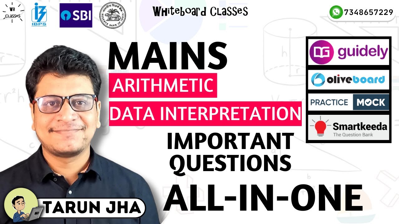 Mains Quant (Set - 2) | Tarun Jha | RRB PO | IBPS CLERK | IBPS PO #bankingexams #ibpsrrb