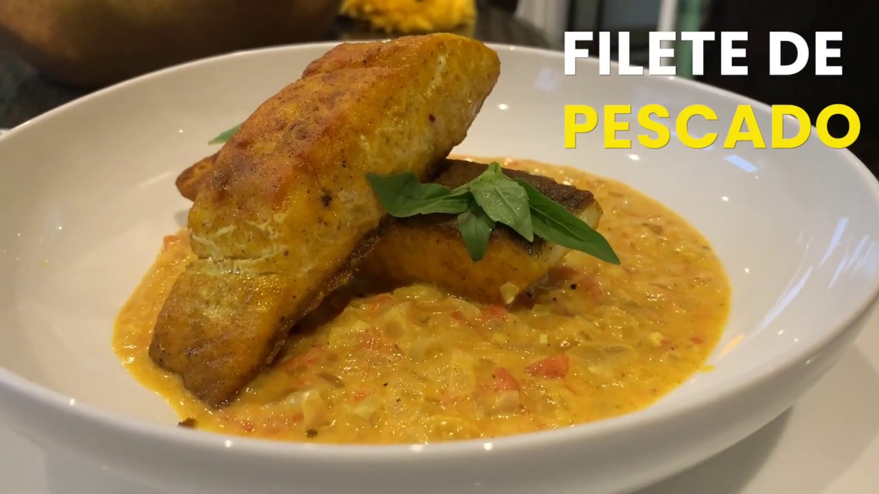 Filete de pescado al curry