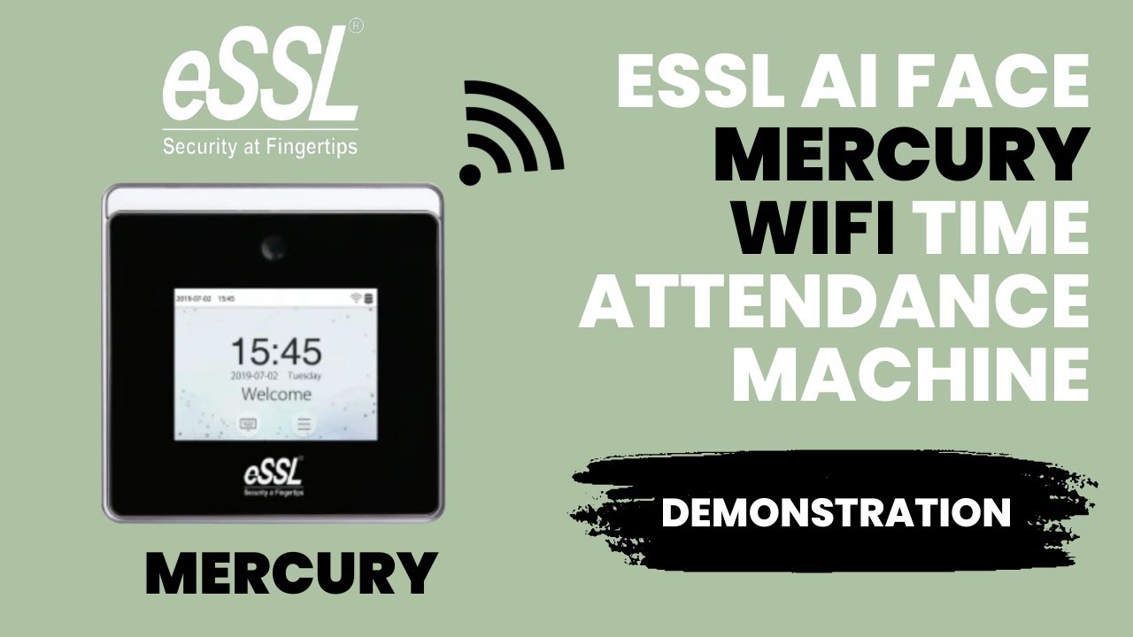 ESSL AI FACE MERCURY WIFI TIME ATTENDANCE MACHINE FULL DETAILS WITH DEMONSTRATION IN HINDI