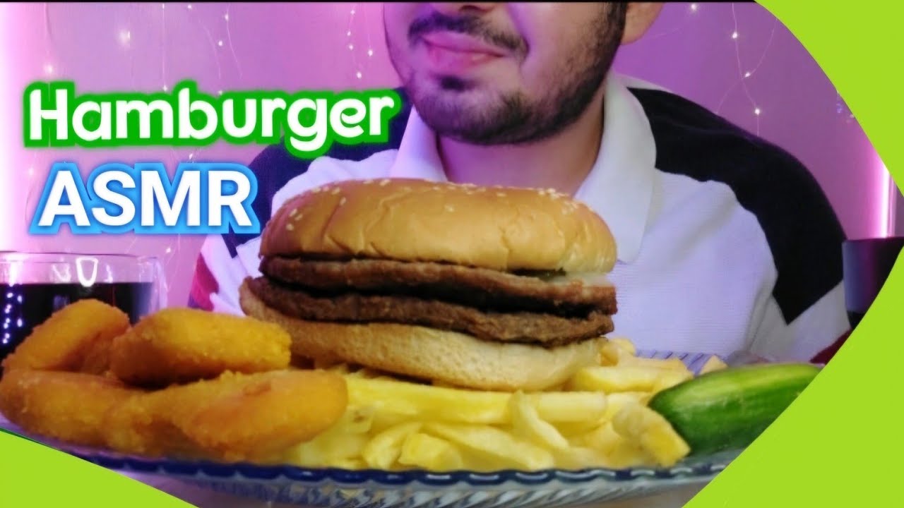 Türkçe ASMR - Hamburger Yedim! #türkçeasmr #asmrtürkçe