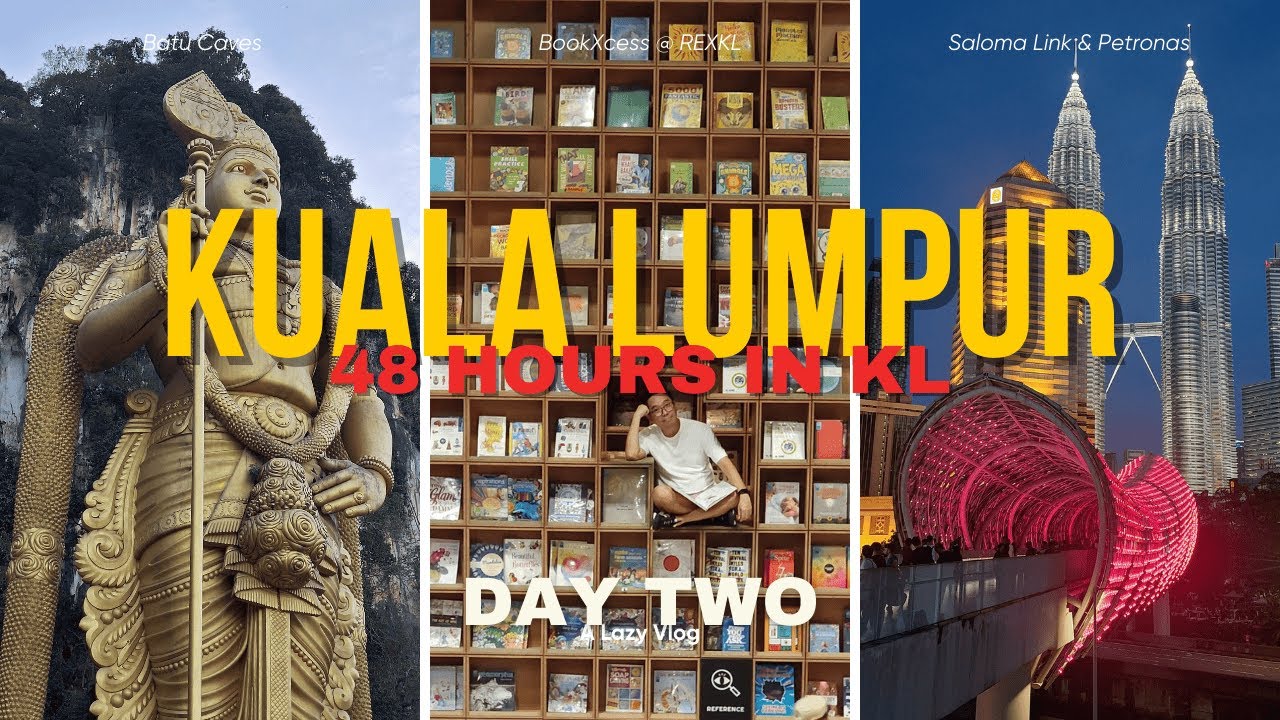 First time in Kuala Lumpur Day 2 🇲🇾 | Batu Caves, REXKL & Petronas Night Views