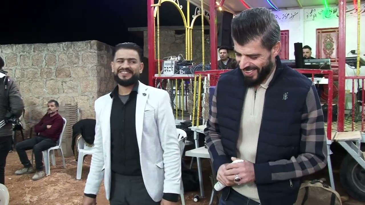 افراح اهالي تلجيجان الفنان خالد الاغا العريس محمود كلي الجزه الاول1