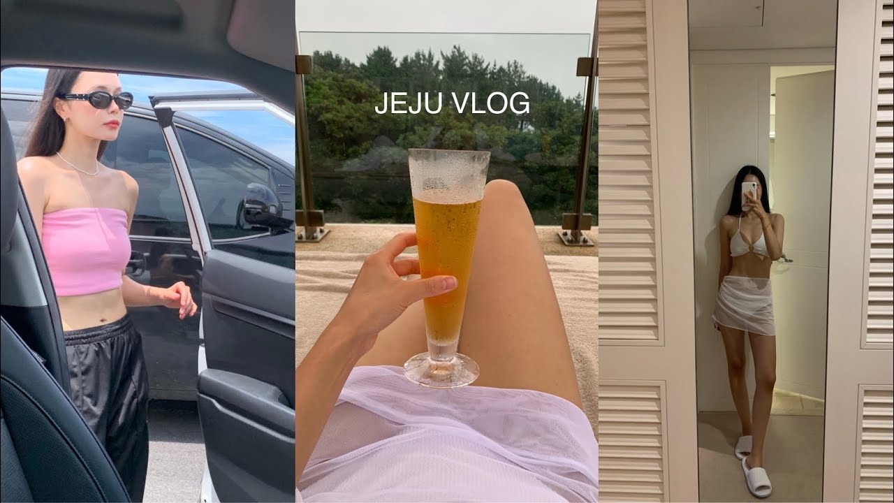 VLOG | 제주신라호텔로 호캉스를 떠난 여름휴가🏩| 제주도브이로그 | 제주런던베이글🥯 | 제주코난비치 | 수영하다 돌고래 무리와 만난 하루🐬🩵 | 제주카페추천 | 제주맛집추천