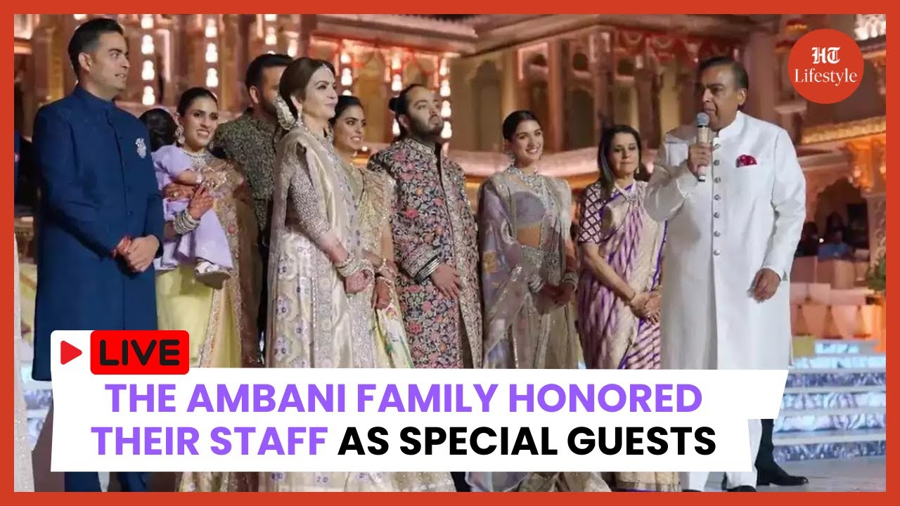 Ambani Family Honors Dedicated Staff with Star-Studded Reception!