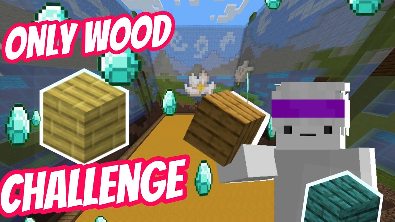 *ONLY WOOD* CHALLENGE! (Minecraft Build Battle)